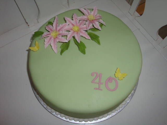 Clematis Birthday Cake 