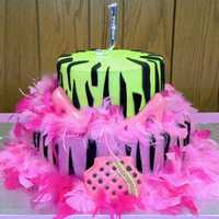 Zebra Print Cake 