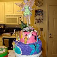 A Tinkerbell Birthday Cake 