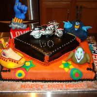 Harley Beatles Cake A 60th birthday cAKe for our first customer!