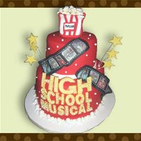 High School Musical Cake All decorations made of fondant.