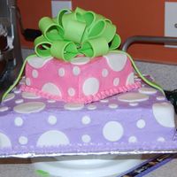 Dsc_0004.jpg Buttercream icing w/ fondant accents. Mommy to be wanted it to be colorful!