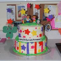 Dora Shooting Star Cake 