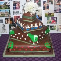 Stacked Squares I actually made this cake for my step-dad's funeral - sad, but it helped me stay focused and not have a complete break down.