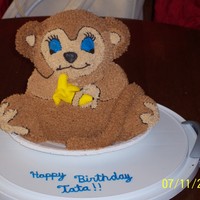 Monkey Cake trial run for a cake I'm going to do in September.