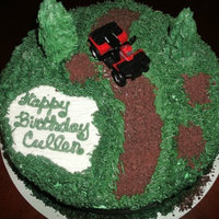 4 Wheeler Cake Buttercream icing and design