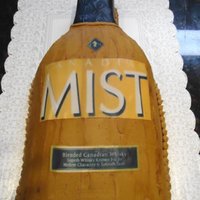 Canadian Mist Buttercream icing with fondant accents