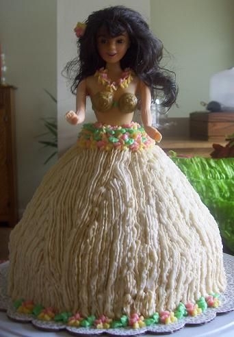 Hula Girl I made this hula girl for my niece's 8th birthday.