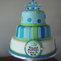 New Prince Baby Shower Cake 
