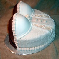 Ivory Bustier Champagne and Ivory color scheme for a bridal lingerie shower