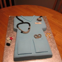 Nursing Scrubs A cake I made for a nursing conference for PN's I was going to. Thanks DianeLM for the inspiration!!!