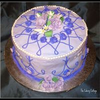 Proverbs 31 Bday I had so much trouble with this cake! The BC slid so much that when I got it there I had quite a patch job to do. I will forever use...