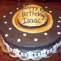 Space Cake Made for my son who LOVES space stuff.:)