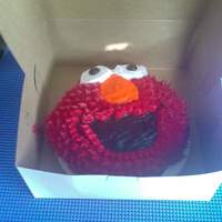 Elmo Smash Cake 