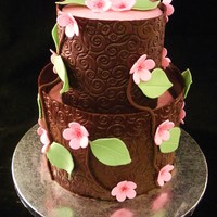 Chocolate Cherry Blossom Cake 