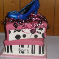 Carrie's Shoe This cake was inspired by the shoe worn by Carrie when Big asks her to marry him.