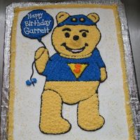 Super Slueth Pooh Cake was all BC, hand drawn pooh.