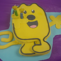 Wow Wow Wubzie Fondant cover with fondant decorations