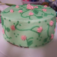 Vine Cake WBH White Butter Cake with lemon-raspberry mousse and buttercream.