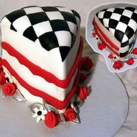Dear Friend Who Raced Cars Birthday cake made for the best man in our wedding (who raced cars, and went 4 wheelin' with us back in the day) while he was in the...
