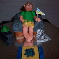 Happy 52Nd Birthday. Cake topper for my father in laws 52nd birthday. He graduated from Notre Dame and now works in the steel business so i made an I beam for...