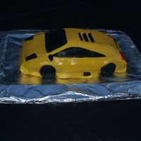 Lamborghini My son with autism is obsessed with cars and for his birthday he wanted a Lamborghini Mercielago cake. I'm not a profressional so...