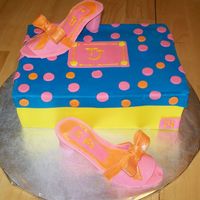 High Heel Shoe Cake My first gumpaste shoes! The cake was yellow with raspberry frosting and the shoes are gumpaste. I was very nervous about making these...