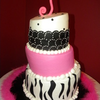 15Th B-Day Cake This was for my daughter's 15th b-day. I had to out-do ALL the others I've made this year. She LOVED it!!! WHEW! Used crooked...