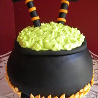 Ding-Dong The Witch Is Dead This was for a b-day party, the b-day girl wanted a special cake just for herself. I made a ghost cake for the party guests.