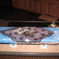 Noah's Skateboard Just another angle....a look from the top.