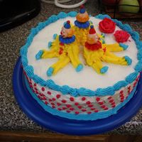 Class 1 Finished Clown Cake This is the second cake I've completed in class 1. Hope you like my clown cake.
