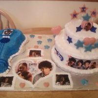 Jonas Brothers My neice loves the Jonas Brothers so I wanted to make her something very special for her 8th birthday. She loved loved it.