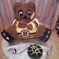 Go Bruins Here's a cake we made as a family to try and give the Bruins some luck in maybe having a winning season!!!