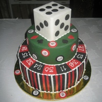 A Remake Of My Vegas Birthday Cake This time made a proportion dice :P