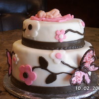 Sleeping Baby This is my first cake i made with MMF.