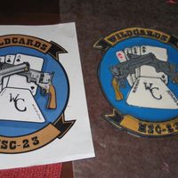 My Husband's Squadron Patch Done in Royal Icing