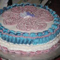 Colorful Cake I made this for my neighbors when we moved in. What started as a good idea got a bit out of hand. I thought it was too busy, but they loved...