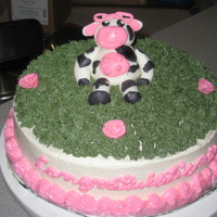 Cow Cake This was made for a Commanding Officer's Wife...or the cow.