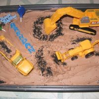 Construction Site Cake 