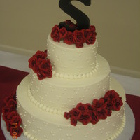 Ivory Buttercream Silk Flowers 14", 10", 6' Round Ivory Buttercream w/ Silk Roses