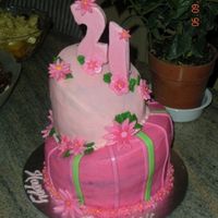 21St Birthday Cake My First topsy turvy cake made from a design from this site. Bottom in dark chocolate cake w/oreo filling, top is french vanilla cake with...