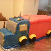 1St Long Haul Truck Cake My 1st time to make a long haul truck, I know I need more practise on frozting a cake, but it was fun making this truck that is why I stay...