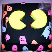 Mr. & Mrs. Pac-Man This was for my sister's and brother-in-law's 80s themed wedding. Notice the veil and the bowtie?