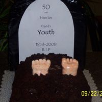 50Th Birthday Only my second cake, for a friends 50th birthday tommorrow. I saw TinaRee cake version, so I wanted to try it. Thank you so much TinaRee,...