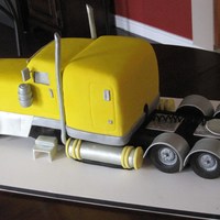 Custom Peterbilt Truck This was a challenging one!! Replica of a custom-designed 359 Peterbilt for a 50th birthday. Mike McCarey's Cakenology DVD was...