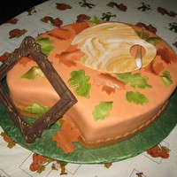 Artist's Reception Cake This cake was made for an artist's reception at my college. The fondant is all MM fondant. I molded the artist's palette and the...