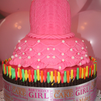 Ballerina Tutu Birthday Cake The Tutu was made with rice crispy and covered with white chocolate instead of royal icing. I do that because if you want to eat it, you...