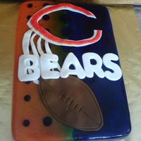 Chicago Bears Okay this cake was a nightmare for me :) This is the first cake I "sold" to anyone, as well as the first cake that was a replica...