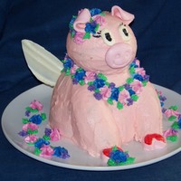 When Hawaiian Pigs Fly This was for my daughter's friend who was having a Hawaiian themed birthday, and loves flying pigs. If I had more time I would have...