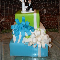 Love Present A gift of love... MMF covered,and gum paste bows! Thanks for looking!